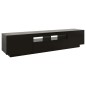 vidaXL TV-Schrank mit LED-Leuchten Schwarz 180x35x40 cm vidaXL TV-Schrank mit LED-Leuchten Schwarz 180x35x40 cm