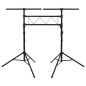 vidaXL Leuchtenstativ Schwarz 238x115x(180-300) cm Stahl vidaXL Leuchtenstativ Schwarz 238x115x(180-300) cm Stahl