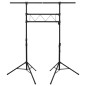 vidaXL Leuchtenstativ Schwarz 238x115x(180-300) cm Stahl vidaXL Leuchtenstativ Schwarz 238x115x(180-300) cm Stahl