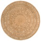 vidaXL Teppich Jute Handgeflochten 150 cm Rund vidaXL Teppich Jute Handgeflochten 150 cm Rund