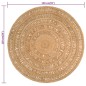 vidaXL Teppich Jute Handgeflochten 150 cm Rund vidaXL Teppich Jute Handgeflochten 150 cm Rund