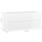 vidaXL Waschbeckenunterschrank Hochglanz-Weiß 100x38,5x45 cm vidaXL Waschbeckenunterschrank Hochglanz-Weiß 100x38,5x45 cm