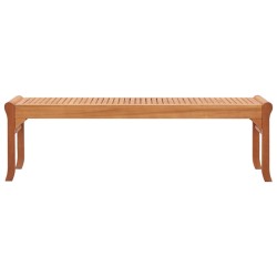 vidaXL Gartenbank 3-Sitzer 150 cm Massivholz Eukalyptus
