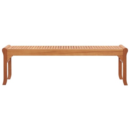 vidaXL Gartenbank 3-Sitzer 150 cm Massivholz Eukalyptus