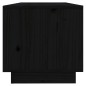vidaXL TV-Schrank Schwarz 90x35x35 cm Massivholz Kiefer vidaXL TV-Schrank Schwarz 90x35x35 cm Massivholz Kiefer