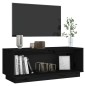 vidaXL TV-Schrank Schwarz 90x35x35 cm Massivholz Kiefer vidaXL TV-Schrank Schwarz 90x35x35 cm Massivholz Kiefer
