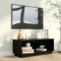 vidaXL TV-Schrank Schwarz 90x35x35 cm Massivholz Kiefer vidaXL TV-Schrank Schwarz 90x35x35 cm Massivholz Kiefer