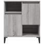 vidaXL Sideboard Grau Sonoma 60x35x70 cm Holzwerkstoff vidaXL Sideboard Grau Sonoma 60x35x70 cm Holzwerkstoff