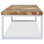 vidaXL Couchtisch Teak Harz 110 x 60 x 40 cm vidaXL Couchtisch Teak Harz 110 x 60 x 40 cm