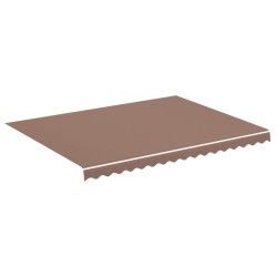 vidaXL Markisenbespannung Braun 4x3 m