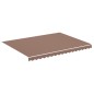 vidaXL Markisenbespannung Braun 4x3 m vidaXL Markisenbespannung Braun 4x3 m
