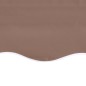 vidaXL Markisenbespannung Braun 4x3 m vidaXL Markisenbespannung Braun 4x3 m