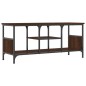 vidaXL TV-Schrank Braun Eichen-Optik 100x35x45cm Holzwerkstoff & Eisen vidaXL TV-Schrank Braun Eichen-Optik 100x35x45cm Holzwerkstoff & Eisen