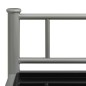 vidaXL Nachttische 2 Stk. Grau und Schwarz Metall und Glas vidaXL Nachttische 2 Stk. Grau und Schwarz Metall und Glas