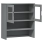 vidaXL Highboard-Oberteil MOLDE Grau 90x35x100 cm Massivholz Kiefer vidaXL Highboard-Oberteil MOLDE Grau 90x35x100 cm Massivholz Kiefer