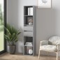 vidaXL Bücherregal Grau Sonoma 36x30x171 cm Holzwerkstoff vidaXL Bücherregal Grau Sonoma 36x30x171 cm Holzwerkstoff
