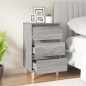 vidaXL Nachttisch Grau Sonoma 40x35x70 cm Holzwerkstoff