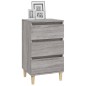 vidaXL Nachttisch Grau Sonoma 40x35x70 cm Holzwerkstoff