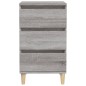 vidaXL Nachttisch Grau Sonoma 40x35x70 cm Holzwerkstoff