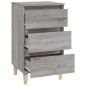 vidaXL Nachttisch Grau Sonoma 40x35x70 cm Holzwerkstoff