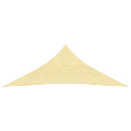 vidaXL Sonnensegel HDPE Dreieckig 3,6x3,6x3,6 m Beige