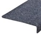 vidaXL Treppenmatten 15 Stk. Nadelvlies 65x21x4 cm Blau vidaXL Treppenmatten 15 Stk. Nadelvlies 65x21x4 cm Blau