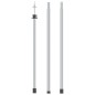 vidaXL Teleskop-Tarpstange 102-260 cm Aluminium vidaXL Teleskop-Tarpstange 102-260 cm Aluminium