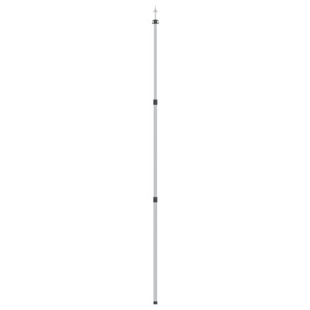 vidaXL Teleskop-Tarpstange 102-260 cm Aluminium