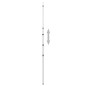 vidaXL Teleskop-Tarpstange 102-260 cm Aluminium vidaXL Teleskop-Tarpstange 102-260 cm Aluminium