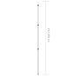 vidaXL Teleskop-Tarpstange 102-260 cm Aluminium vidaXL Teleskop-Tarpstange 102-260 cm Aluminium