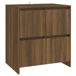 vidaXL Sideboard Braun Eichen-Optik 70x41x75 cm Holzwerkstoff