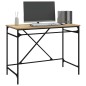 vidaXL Schreibtisch Sonoma-Eiche 100x50x75 cm Holzwerkstoff und Eisen vidaXL Schreibtisch Sonoma-Eiche 100x50x75 cm Holzwerkstoff und Eisen