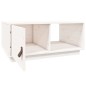 vidaXL Couchtisch Weiß 80x50x35,5 cm Massivholz Kiefer vidaXL Couchtisch Weiß 80x50x35,5 cm Massivholz Kiefer