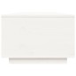 vidaXL Couchtisch Weiß 80x50x35,5 cm Massivholz Kiefer vidaXL Couchtisch Weiß 80x50x35,5 cm Massivholz Kiefer