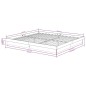 vidaXL Massivholzbett Weiß 160x200 cm vidaXL Massivholzbett Weiß 160x200 cm