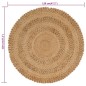 vidaXL Teppich Jute Handgeflochten 120 cm Rund vidaXL Teppich Jute Handgeflochten 120 cm Rund
