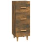 vidaXL Sideboard Räuchereiche 34,5x34x90 cm Holzwerkstoff vidaXL Sideboard Räuchereiche 34,5x34x90 cm Holzwerkstoff