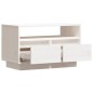 vidaXL TV-Schrank Weiß 60x35x37 cm Massivholz Kiefer vidaXL TV-Schrank Weiß 60x35x37 cm Massivholz Kiefer