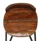 vidaXL Barhocker 2 Stk. Massives Altholz vidaXL Barhocker 2 Stk. Massives Altholz
