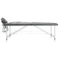 Massageliege 2-Zonen Aluminiumgestell Anthrazit 186x68 cm Massageliege 2-Zonen Aluminiumgestell Anthrazit 186x68 cm
