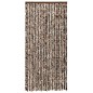 vidaXL Insektenschutz-Vorhang Braun und Weiß 100x220 cm Chenille vidaXL Insektenschutz-Vorhang Braun und Weiß 100x220 cm Chenille
