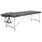 Massageliege 2-Zonen Aluminiumgestell Anthrazit 186x68 cm Massageliege 2-Zonen Aluminiumgestell Anthrazit 186x68 cm