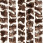 vidaXL Insektenschutz-Vorhang Braun und Weiß 100x220 cm Chenille vidaXL Insektenschutz-Vorhang Braun und Weiß 100x220 cm Chenille
