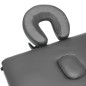 Massageliege 2-Zonen Aluminiumgestell Anthrazit 186x68 cm Massageliege 2-Zonen Aluminiumgestell Anthrazit 186x68 cm