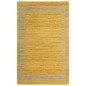 vidaXL Teppich Handgefertigt Jute Gelb 120x180 cm vidaXL Teppich Handgefertigt Jute Gelb 120x180 cm