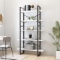 vidaXL Bücherregal 5 Fächer Weiß 100x30x175 cm Holzwerkstoff vidaXL Bücherregal 5 Fächer Weiß 100x30x175 cm Holzwerkstoff