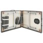 Massageliege 2-Zonen Aluminiumgestell Anthrazit 186x68 cm Massageliege 2-Zonen Aluminiumgestell Anthrazit 186x68 cm