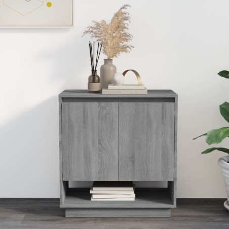 vidaXL Sideboard Grau Sonoma 70x41x75 cm Holzwerkstoff