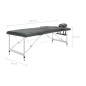 Massageliege 2-Zonen Aluminiumgestell Anthrazit 186x68 cm Massageliege 2-Zonen Aluminiumgestell Anthrazit 186x68 cm