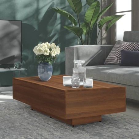 vidaXL Couchtisch Braun Eichen-Optik 115x60x31 cm Holzwerkstoff